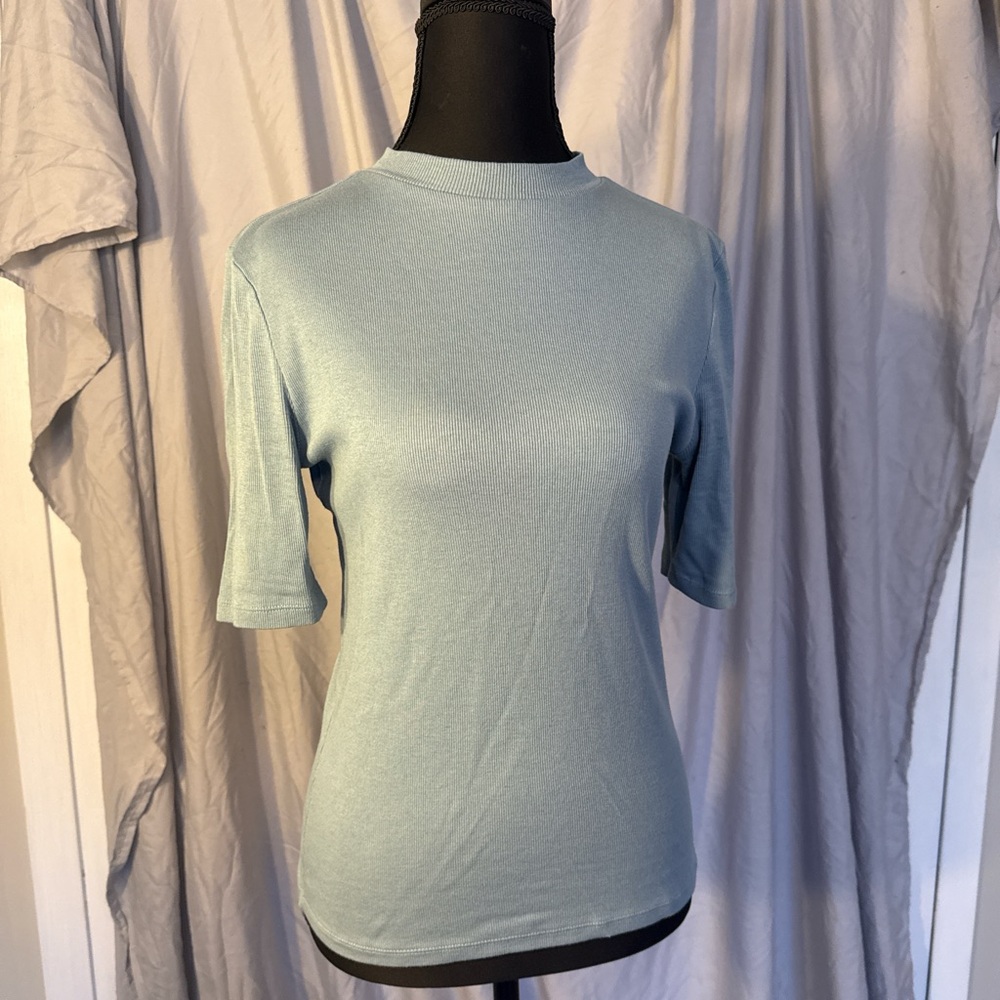 Elegant Blue Women's Top